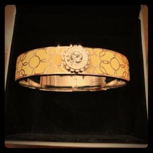 COACH Half Inch Daisy Bangle